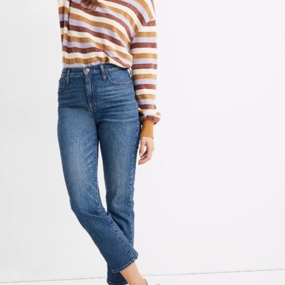 Madewell Denim - Madewell Classic Straight Jeans in a timeless medium blue wash